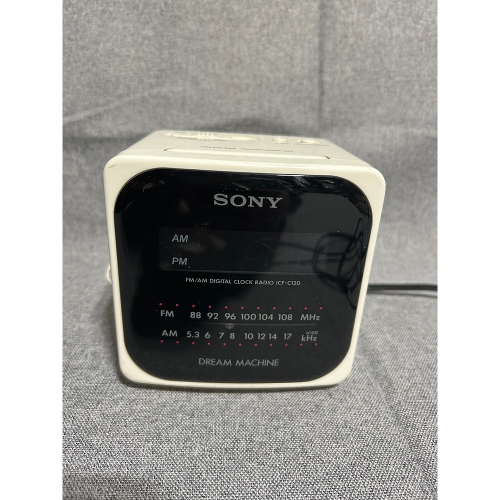 Sony‎ Dream Machine Alarm Clock Radio ICF-C120 Vintage Digital AM FM Y2K Retro
